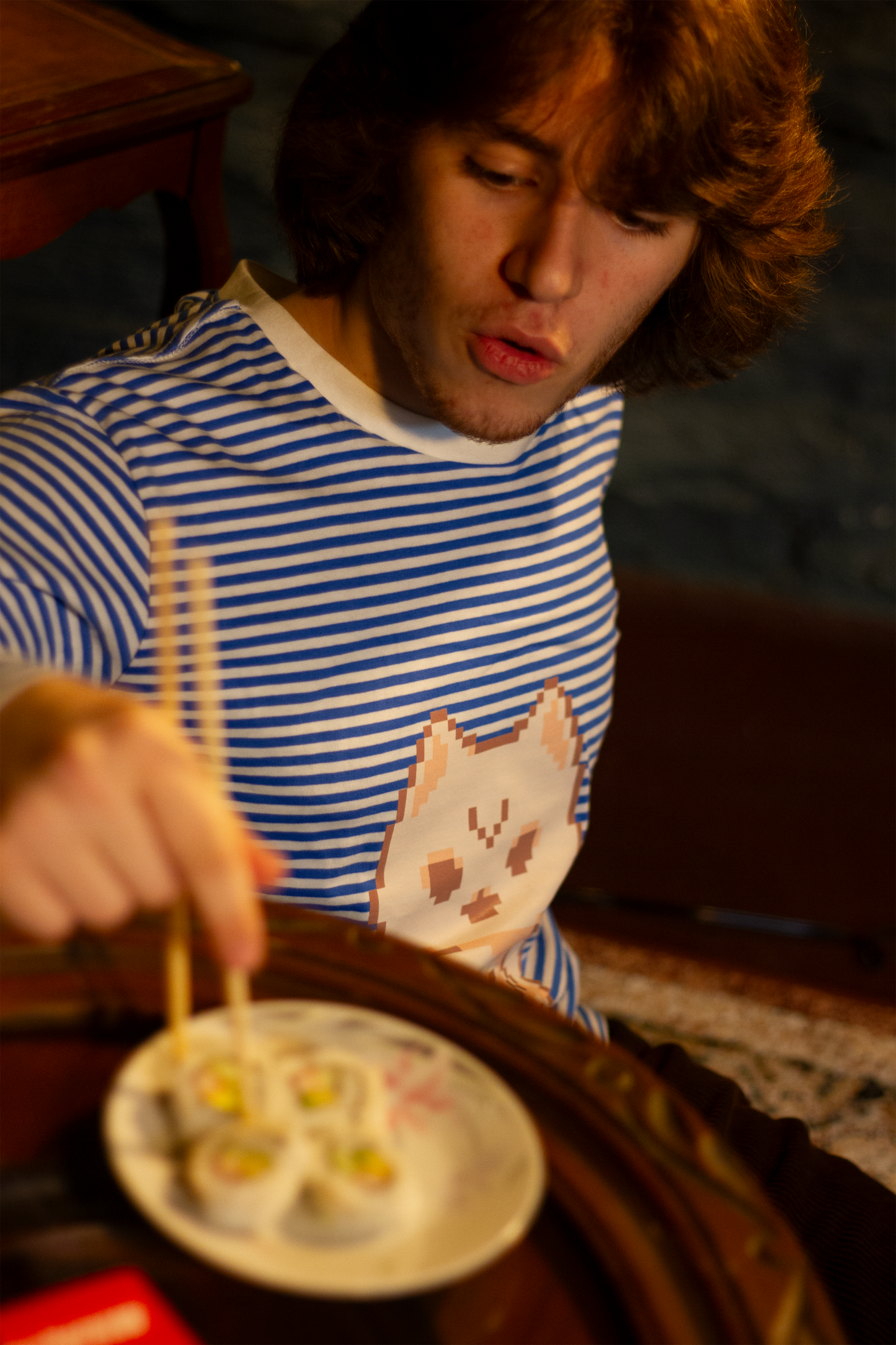 BASS_CAT!!: l/s [blue striped]